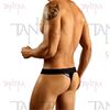 Tanga de eco cuero negro
